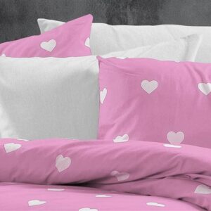 Μαξιλαροθήκη Εμπριμέ Αίσθησις 608 50X70 Pink 70/30 Cott/Pol