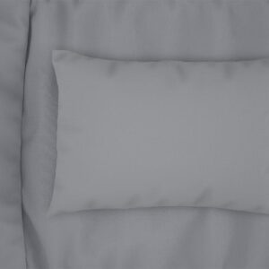 Μαξιλαροθήκες Ζεύγος Exotic Line 50X70+15 Grey 100% Cotton