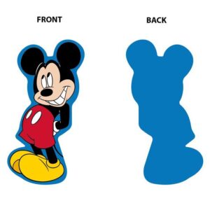 Mini Μαξιλάρι 3D Disney Home Mickey 412 15 cm Blue 100% Velboa