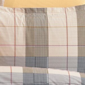 Μαξιλαροθήκη Εμπριμέ Αντιγόνη 340 50X70 Beige 100% Cotton Flannel