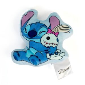Mini Μαξιλάρι 3D Disney Home Stitch 384 15 cm Sky Blue 100% Velboa