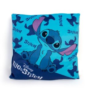 Βελούδινο Μαξιλάρι Disney Home Stitch 04 38X38 Blue 100% Velboa