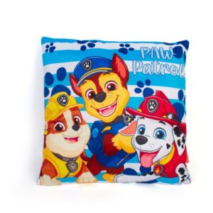 Βελούδινο Μαξιλάρι Nickelodeon Paw Patrol 46 38X38 Blue 100% Velboa