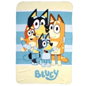 Κουβέρτα Fleece BBC Studios Bluey 55 100X140 Blue 100% Polyester