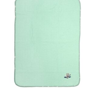 Κουβέρτα Πικέ Με Κέντημα bebe Aviator 186 80X110 Mint 100% Cotton