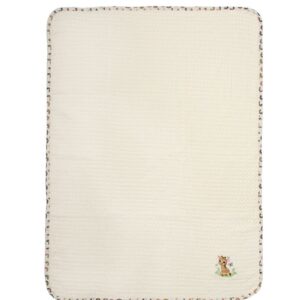Κουβέρτα Πικέ Με Κέντημα bebe Giraffe 173 100X160 Ecru-Multi 100% Cotton