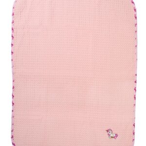 Κουβέρτα Πικέ Με Κέντημα bebe Unicorn 187 100X160 Pink 100% Cotton - Image 1