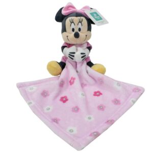 Λούτρινο Disney Home με Πανάκι Παρηγορίας Coral Fleece Εμπριμέ bebe Minnie 37 Ύψος 25 cm Pink 100% Polyester