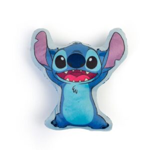 Mini Μαξιλάρι 3D AOP Disney Home Stitch 682 20 cm Sky Blue 100% Velboa