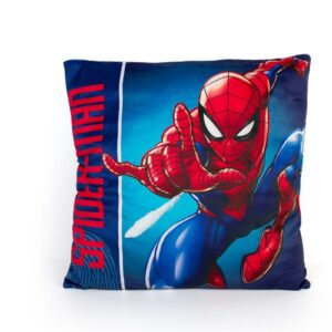 Βελούδινο Μαξιλάρι Marvel Spider-Man 07 38X38 Blue 100% Velboa