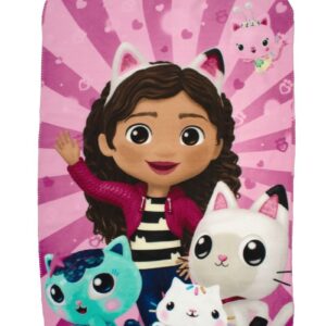 Κουβέρτα Fleece DreamWorks Gabby's Dollhouse 30 100X140 Pink 100% Polyester