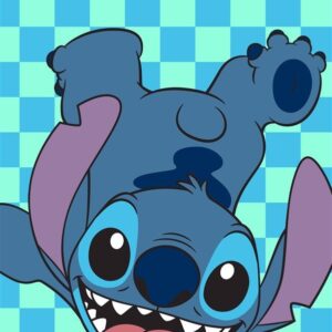 Πετσέτα Θαλάσσης Quick Dry Disney Home Lilo & Stitch 186 70X140 Aqua-Sky Blue 100% Microfiber