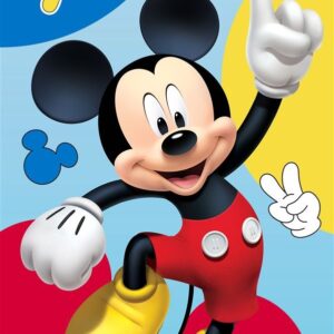 Πετσέτα Θαλάσσης Quick Dry Disney Home Mickey 179 70X140 Sky Blue 100% Microfiber
