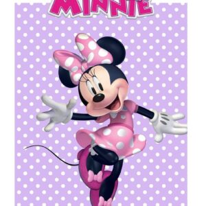 Πετσέτα Θαλάσσης Quick Dry Disney Home Minnie 180 70X140 Lilac 100% Microfiber