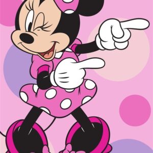 Πετσέτα Θαλάσσης Quick Dry Disney Home Minnie 182 70X140 Pastel Lilac 100% Microfiber