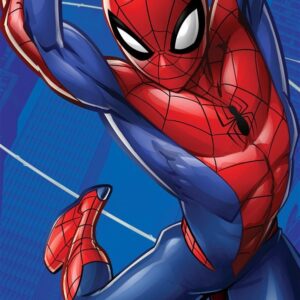 Πετσέτα Θαλάσσης Quick Dry Marvel Spider-Man 184 70X140 Blue 100% Microfiber