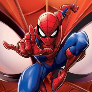 Πετσέτα Θαλάσσης Quick Dry Marvel Spider-Man 669 70X140 Red 100% Microfiber