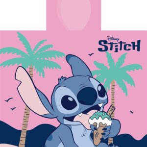 Πόντσο Θαλάσσης Quick Dry Disney Home Lilo & Stitch 195 50X100 Baby Pink 100% Microfiber - Image 1