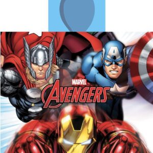 Πόντσο Θαλάσσης Quick Dry Marvel Avengers 198 50X100 White-Multi 100% Microfiber