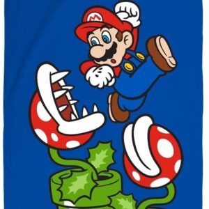 Πετσέτα Θαλάσσης Quick Dry Nintendo Super Mario 167 70X140 Dark Blue 100% Microfiber