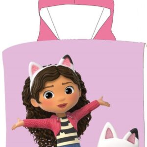 Πόντσο Θαλάσσης Quick Dry DreamWorks Gabby's Dollhouse 427 50X100 Pastel Lilac 100% Microfiber