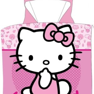 Πόντσο Θαλάσσης Quick Dry Sanrio Hello Kitty 172 50X100 Pink 100% Microfiber - Image 1