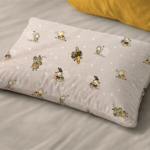 Μαξιλαροθήκη Εμπριμέ kids Bear's Playtime 592 50X70 Beige 100% Cotton