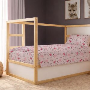 Σεντόνια Εμπριμέ Σετ 2 τεμ kids Ballerina Bear 598 160X240 Pink 100% Cotton