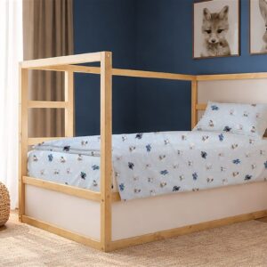 Σεντόνια Εμπριμέ Σετ 2 τεμ kids Bear's Playtime 591 160X240 Sky Blue 100% Cotton