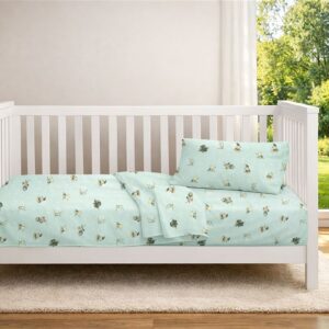 Σεντόνια Εμπριμέ Σετ 3 τεμ bebe Bear's Playtime 593 120X160 Mint 100% Cotton