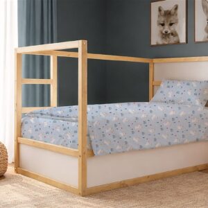 Σεντόνια Εμπριμέ Σετ 3 τεμ kids Rabbit Garden 584 160X240 Sky Blue 100% Cotton