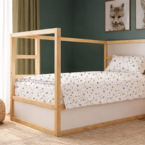 Σεντόνια Εμπριμέ Σετ 3 τεμ kids Whimsical Mountainside 588 160X240 White-Grey 100% Cotton