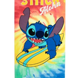 Πετσέτα Θαλάσσης Quick Dry Disney Home Lilo & Stitch 159 70X140 Orange 100% Microfiber