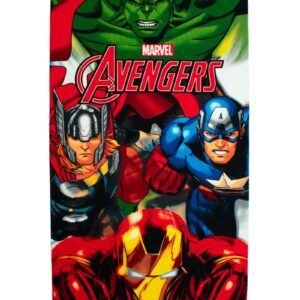 Πετσέτα Θαλάσσης Quick Dry Marvel Avengers 185 70X140 White 100% Microfiber
