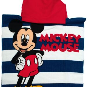 Πόντσο Θαλάσσης Quick Dry Disney Home Mickey 193 50X100 White-Dark Blue 100% Microfiber - Image 1