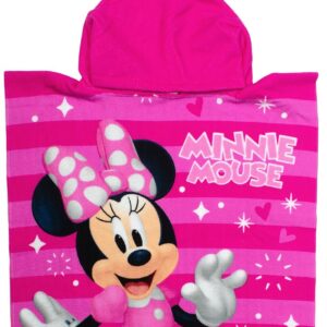 Πόντσο Θαλάσσης Quick Dry Disney Home Minnie 194 50X100 Fuchsia-Pink 100% Microfiber