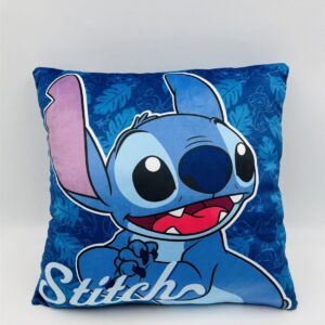 Βελούδινο Μαξιλάρι Disney Home Stitch 611 38X38 Dark Blue 100% Velboa