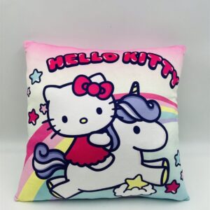 Βελούδινο Μαξιλάρι Sanrio Hello Kitty 602 38X38 Pink-Multi 100% Velboa