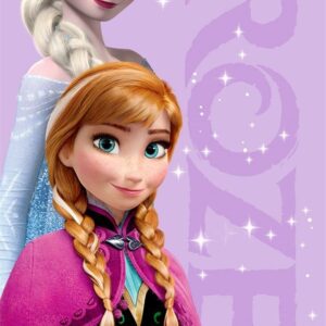 Πετσέτα Θαλάσσης Quick Dry Disney Home Frozen 371 70X140 Lilac 100% Microfiber
