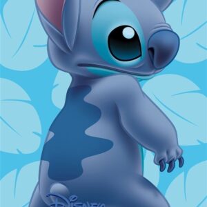 Πετσέτα Θαλάσσης Quick Dry Disney Home Lilo & Stitch 544 70X140 Sky Blue 100% Microfiber