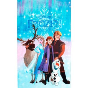 Πετσέτα Θαλάσσης Quick Dry Disney Home Frozen 551 70X140 Blue 100% Microfiber - Image 1
