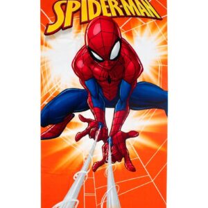 Πετσέτα Θαλάσσης Quick Dry Marvel Spider-Man 532 70X140 Orange 100% Microfiber