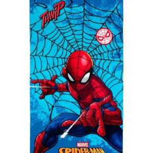 Πετσέτα Θαλάσσης Quick Dry Marvel Spider-Man 549 70X140 Sky Blue 100% Microfiber