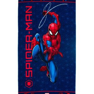 Πετσέτα Θαλάσσης Quick Dry Marvel Spider-Man 558 70X140 Dark Blue 100% Microfiber
