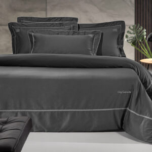 Σετ 3τμχ Παπλωματοθήκη Elite Anthracite/Silver