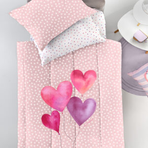 Κουβερλί Amore Pink Suede