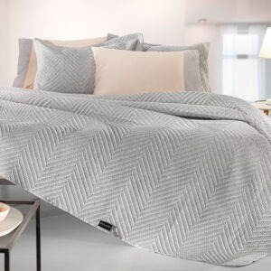 Σετ 2τμχ Κουβερλί Hamptons Grey