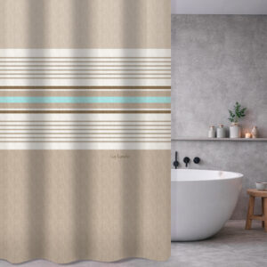 Κουρτίνα Μπάνιου Pinstripe Natural