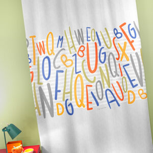 Κουρτίνα Kids-Bebe Letters Multi