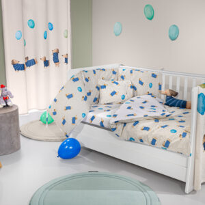 Σετ 3τμχ. Βρεφικά Σεντόνια Pet Blue